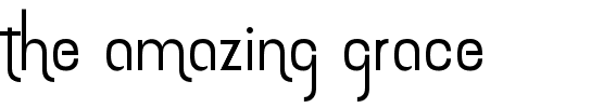 the amazing grace Normal.ttf