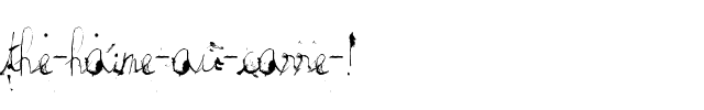 the haine au carre ! Normal.ttf