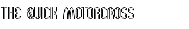 the quick motorcross Normal.ttf