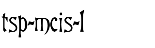 tsp mcis 1 Regular.ttf