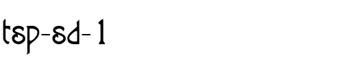 tsp sd 1 Regular.ttf