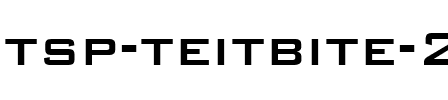tsp teitbite 2 Regular.ttf