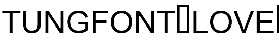 tungfont love 001 Regular.ttf