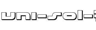 uni-sol 3D Regular.ttf