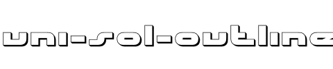 uni-sol outline outline.ttf