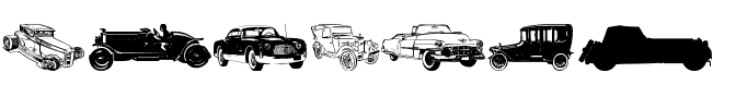 vintage auto cars tfb Normal.ttf