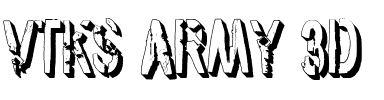 vtks army 3d Regular.ttf