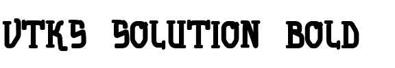 vtks solution bold Regular.ttf
