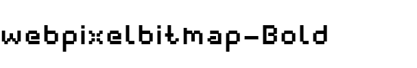 webpixel bitmap Bold.otf