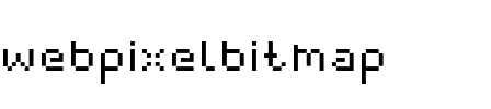 webpixel bitmap Regular.otf