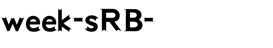 week (sRB) Regular.ttf