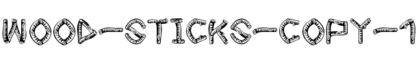 wood sticks Regular.ttf