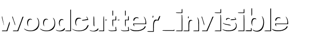 woodcutter invisible Normal.ttf