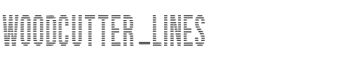 woodcutter lines Normal.ttf