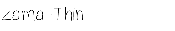 zama Thin Thin.ttf