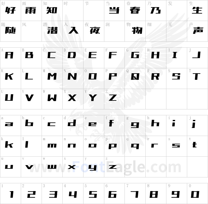 851ゴチカクットGkktt酷黑体