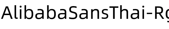 Alibaba Sans Thai Regular.otf