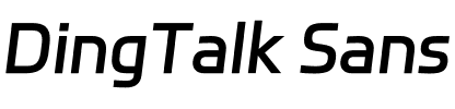 DingTalk Sans Regular.ttf