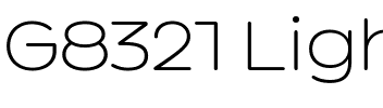 G8321 Light Regular.ttf