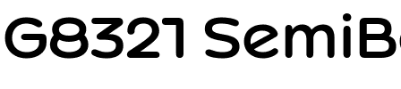 G8321 SemiBold Regular.ttf