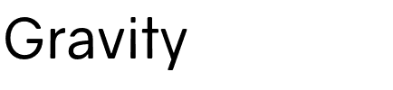 Gravity Regular.otf