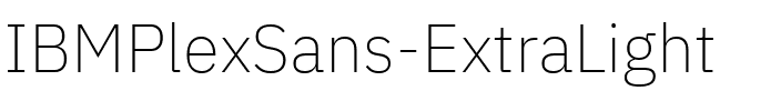 IBM Plex Sans ExtraLight Regular.ttf