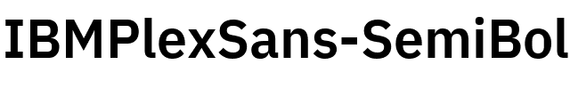 IBM Plex Sans SemiBold Regular.ttf