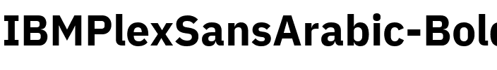 IBM Plex Sans Arabic Bold.ttf