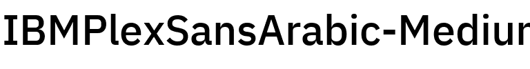 IBM Plex Sans Arabic Medium Regular.ttf
