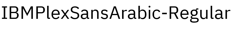 IBM Plex Sans Arabic Regular.ttf