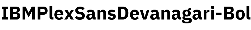 IBM Plex Sans Devanagari Bold.ttf