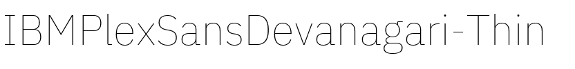 IBM Plex Sans Devanagari Thin Regular.ttf