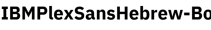 IBM Plex Sans Hebrew Bold.ttf