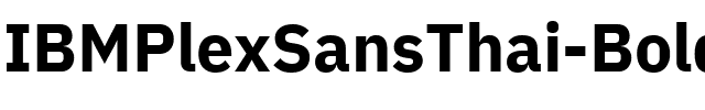 IBM Plex Sans Thai Bold.ttf