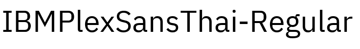 IBM Plex Sans Thai Regular.ttf