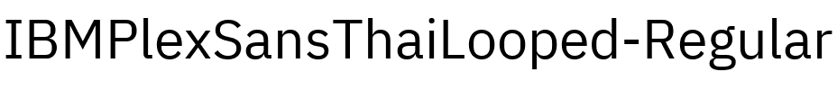IBM Plex Sans Thai Looped Regular.ttf