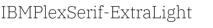 IBM Plex Serif ExtraLight Regular.ttf