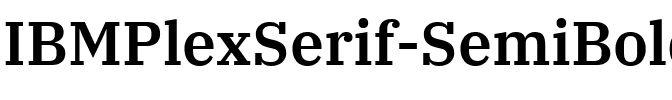 IBM Plex Serif SemiBold Regular.ttf