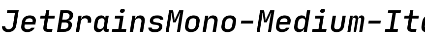 JetBrains Mono Medium Italic.ttf