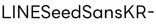 LINE Seed Sans KR Regular Regular.ttf