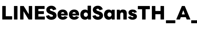LINE Seed Sans TH App ExtraBold Regular.otf