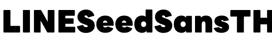 LINE Seed Sans TH Heavy Regular.otf