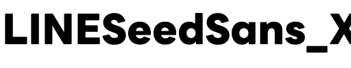 LINE Seed Sans ExtraBold Regular.otf