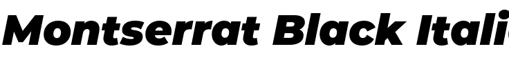 Montserrat Black Italic.otf