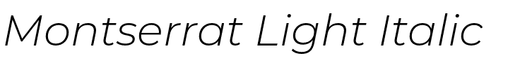 Montserrat Light Italic.otf
