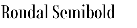 Rondal Semibold Regular.otf