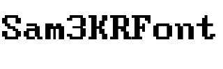 Sam3KRFont Medium.ttf