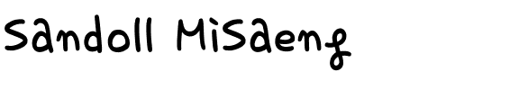 Sandoll 미생 Regular.ttf