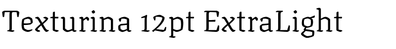 Texturina 12pt ExtraLight Regular.ttf