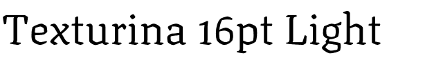 Texturina 16pt Light Regular.ttf